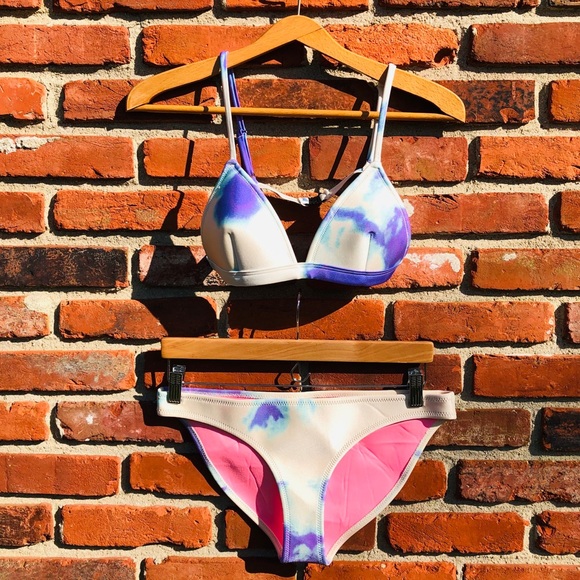 triangl swimwear Other - Triangl Two Piece Tie Dye Swimsuit